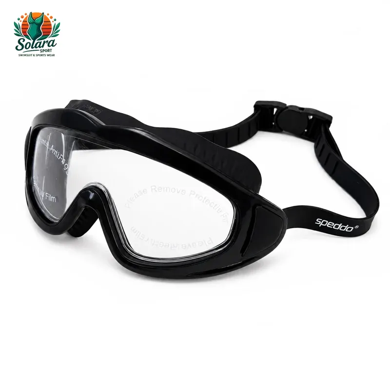 بسته بندی عینک شنا غواصی SPEEDO مدل 528 رنگ مشکی