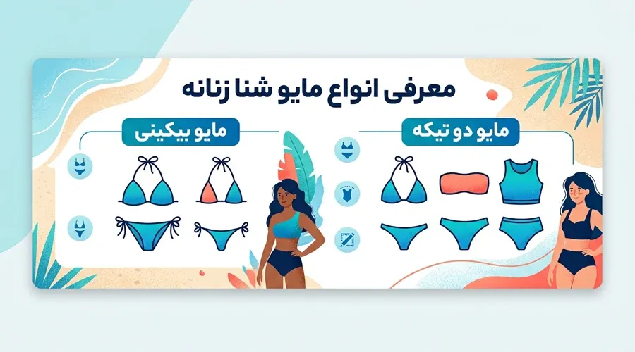 معرفی انواع مایو شنا زنانه