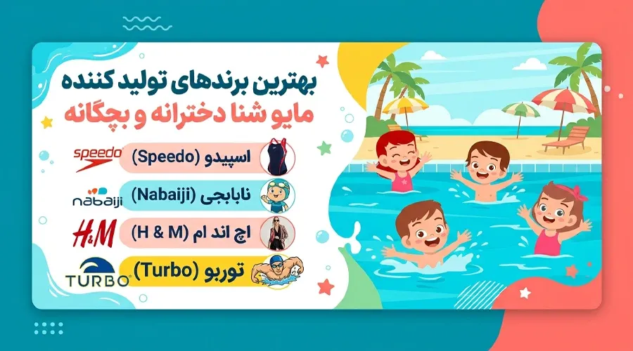 بهترین برندهای تولید کننده مایو شنا دخترانه و بچگانه